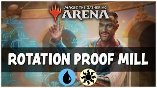 ROTATION PROOF AZORIUS MILL  2021 Standard MTG Arena Deck Guide [upl. by Annaicul595]