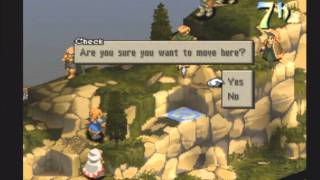 Lets Play Final Fantasy Tactics 19  Mountain Out of a Molehill [upl. by Nairrod]