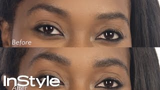 Easy Natural Feathered Brows Tutorial  Beauty School  InStyle [upl. by Lucien]