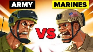 ARMY vs MARINES  Whats the Real Difference [upl. by Aivilys]