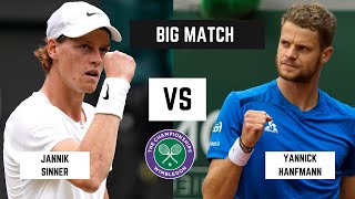 ATP LIVE JANNIK SINNER VS YANNICK HANFMANN ATP WIMBLEDON OPEN 2024 TENNIS PREVIEW STREAM [upl. by Nevaj115]