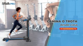 Caminadora y trotadora plegable y portátil con sensores inteligentes  iWalk Pro 110V [upl. by Travis440]