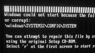 Solucion al ERROR c windows system32 config system [upl. by Lamiv]