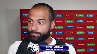 ENTREVISTA JUGADOR CD OLIMPIA EDRICK MENJIVAR [upl. by Anauj38]