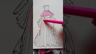 fashionaddict👗 fashionstyle👗👗😍😍 fashiondrawing👗😍 fashiondress👗👗 fashionpost👗 foryou🎨🖊️ [upl. by Eahsan]