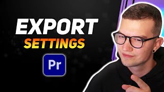 HIGH QUALITY Export Settings For PREMIERE PRO 2023 1080p1440p [upl. by Pippo769]