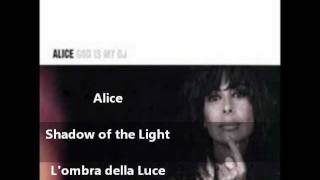 Alice  Lombra della Luce Shadow of the Light with Lyrics and English Translation [upl. by Covell]