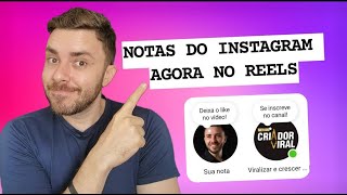 NOVO Notas do Instagram em Reels e Posts Guia Completo  Dicas para Viralizar [upl. by Liagabba]