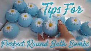 Tips For Making Perfect Round Bath Bombs [upl. by Locklin69]