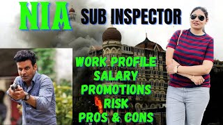 National Investigation Agency Sub Inspector✅ NIA Work Profile Salary Promotion SSC CGL✅ [upl. by Sgninnej670]