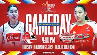 CIGNAL vs CHERY TIGGO  Full Match  Preliminaries  202425 PVL AllFilipino Conference [upl. by Viviene]