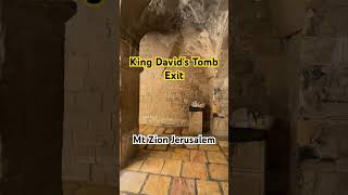 King Davids Tomb ExitMt Zion Jerusalem shorts [upl. by Rabah]