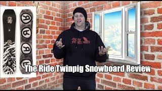 The Ride Twinpig Snowboard Review [upl. by Relyt517]