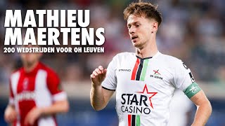 MATHIEU MAERTENS 200 wedstrijden voor OH Leuven [upl. by Tap]