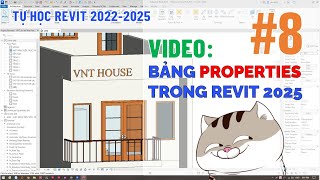 Tìm hiểu bảng Properties trong Revit 2025 [upl. by Eilime]