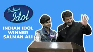 Indian Idol Winner Salman Ali Honoured by Delhi Study Group and BJP MP Manoj Tiwari [upl. by Tennek]