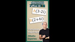 Trouver lAFFIXE dun VECTEUR  exercice corrigé  Maths Expertes Terminale [upl. by Eidson]