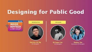 Inside GovTech Live Chat Designing For Public Good [upl. by Onimod]