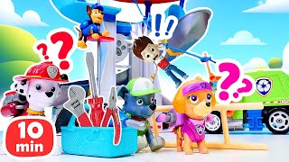 Spielzeug Videos für Kinder mit der Paw Patrol Kompilation  4 Folgen am Stück [upl. by Anifares]