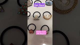 Hair Band 😍 Just 49 DM trending bangles accessories hairband hairaccessories diy [upl. by Ydnelg]