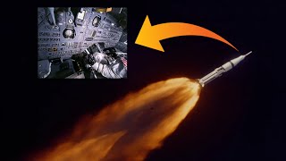 Launch from inside an Apollo capsule restored in 4K30 fps [upl. by Sussna108]