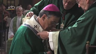 Imposition du pallium à Mgr Aupetit  Messe du 07 octobre 2018 [upl. by Gereron]