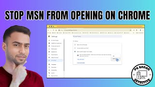 How to Stop MSN from Opening on Chrome [upl. by Rachael]