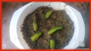 khushk palak recipeSukha Saag pakanay ka tarika [upl. by Luckin]