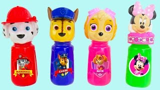 Slime surprises with paw patrol toys [upl. by Arreis]