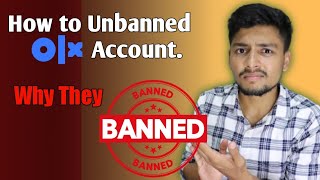 HOW TO UNBANNED OLX ACCOUNT  WHY BANNED [upl. by Ellives]