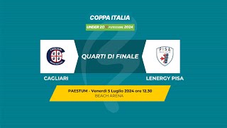 Beach Soccer 2024 Coppa Italia U20  CAGLIARI  LENERGY PISA [upl. by Standing]