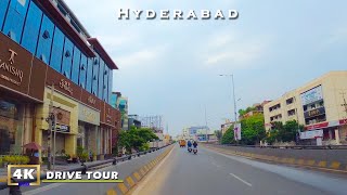 Begumpet To Jubilee Hills 4k drive Tour  Hyderabad [upl. by Asilegna]