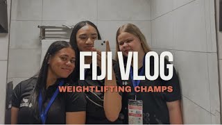 a day in Fiji  commonwealth weightlifting champs 2024 [upl. by Trix]