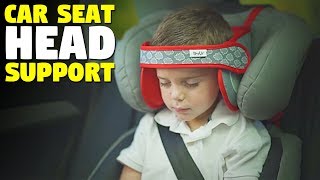 Child Car Seat Head Support  car seat head strap  NapUp [upl. by Yblok]