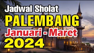 Jadwal Sholat Palembang JanuariMaret 2024 [upl. by Lissy273]