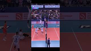 Libero plays twice😂Volleyballvolleyball gamevolleyru [upl. by Aryc]