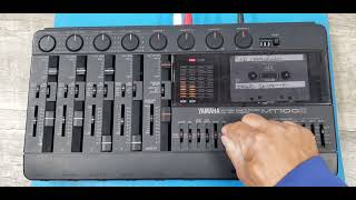 Yamaha MT100 II Multitrack 4track Cassette Recorder Functionality Demo [upl. by Magnusson]