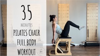 Pilates Chair  BeginnerIntermediate  Full Body Workout [upl. by Alba]