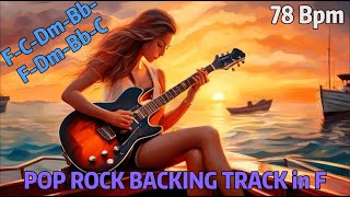 F major Backing Track  78 bpm [upl. by Ycniuqed]