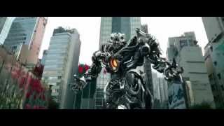 Transformers 2014 Autobots y Dinobots vs decepticons HD latino [upl. by Naicul236]