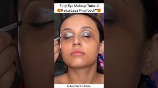 Easy Eye Makeup Tutorial shorts youtubeshorts makeuptutorial makeup bridal eyemakeup makeover [upl. by Other]