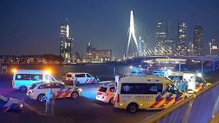 Dutch police seek witnesses to deadly Rotterdam stabbing as suspect taken into custody [upl. by Adnoraj134]