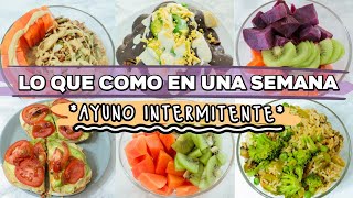 Lo que COMO en una SEMANA de AYUNO INTERMITENTE 🍽 ROASTING VEGGIES [upl. by Nancee]