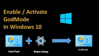 How To EnableActivate God Mode In Windows 10 [upl. by Cindelyn24]