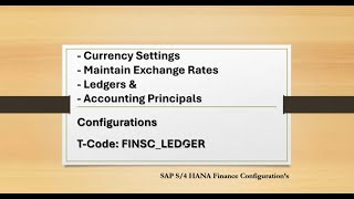 Class 7 Required SAP S4 HANA Finance amp Controlling Configurations amp EndUser Activities  Part 4 [upl. by Wey]