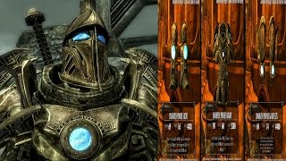 Skyrim Dawnguard DLC  AETHERIUM FORGE Crafting Location CROWN SHIELD STAFF [upl. by Lig207]