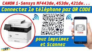 Connecter le téléphone par QR CODE à une imprimante  photocopieur Canon pour impression et scan [upl. by Eejan358]