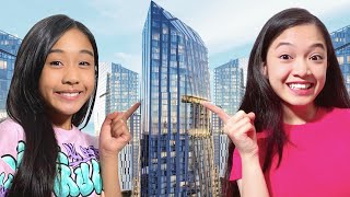 NEW YORK LUXURY APARTMENT TOUR  KAYCEE amp RACHEL in WONDERLAND FAMILY [upl. by Orvah]