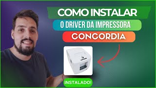 COMO INSTALAR IMPRESSORA CONCORDIA [upl. by Baese]