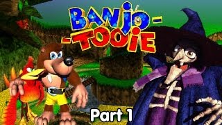 Lets Play Banjo Tooie  1 Dial W For Witchcraft [upl. by Aihsilef]